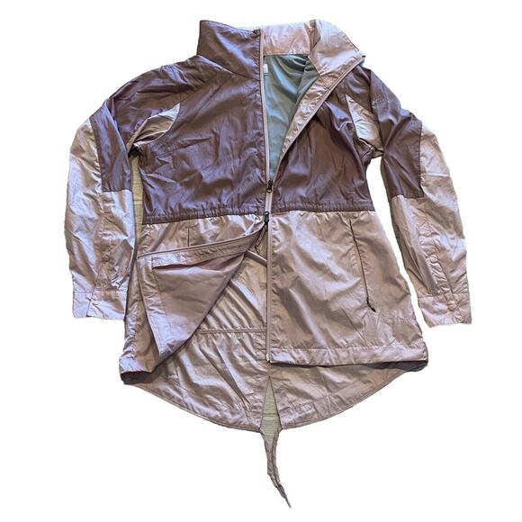 Columbia Ladies Sustina Springs Windbreaker Pink/Purple Size Large Hiking Travel - Picture 1 of 8
